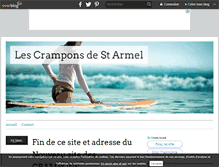 Tablet Screenshot of les-crampons-st-armel.over-blog.com