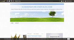 Desktop Screenshot of ecobio2nature.over-blog.com