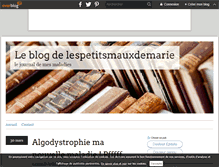 Tablet Screenshot of lespetitsmauxdemarie.over-blog.com