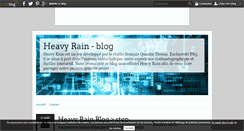 Desktop Screenshot of heavyrain.over-blog.com