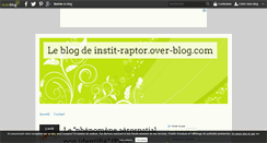 Desktop Screenshot of instit-raptor.over-blog.com