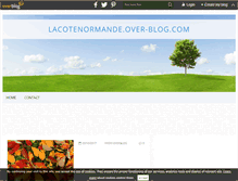 Tablet Screenshot of lacotenormande.over-blog.com