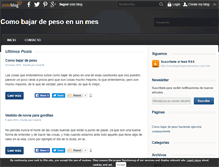 Tablet Screenshot of comobajardepesoenunmes.over-blog.com