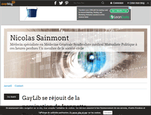 Tablet Screenshot of nicolassainmont.over-blog.fr