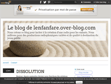 Tablet Screenshot of lenfanfare.over-blog.com