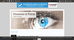 Desktop Screenshot of honneuretpatrie.over-blog.fr