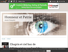 Tablet Screenshot of honneuretpatrie.over-blog.fr