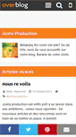 Mobile Screenshot of junta-production.over-blog.com