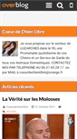 Mobile Screenshot of coeurdechienlibre.over-blog.com