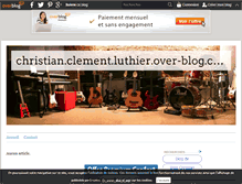 Tablet Screenshot of christian.clement.luthier.over-blog.com