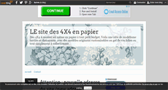 Desktop Screenshot of 4x4enpapier.over-blog.com