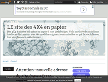 Tablet Screenshot of 4x4enpapier.over-blog.com