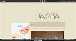 Desktop Screenshot of lesrevesdejeanne.over-blog.com