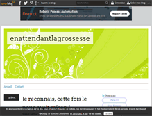 Tablet Screenshot of enattendantlagrossesse.over-blog.com