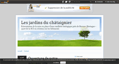 Desktop Screenshot of lesjardinsduchataignier.over-blog.com