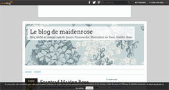 Desktop Screenshot of maidenrose.over-blog.com