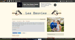 Desktop Screenshot of exuvie.over-blog.fr