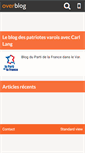 Mobile Screenshot of lespatriotesvaroisaveccarllang.over-blog.com