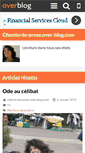 Mobile Screenshot of chemin-de-prose.over-blog.com