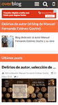 Mobile Screenshot of deliriosdeautor.over-blog.es
