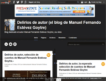 Tablet Screenshot of deliriosdeautor.over-blog.es