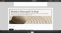 Desktop Screenshot of miniq-et-marsupio.over-blog.fr