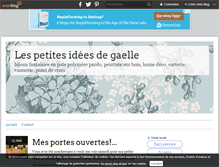 Tablet Screenshot of lespetitesideesdegaelle.over-blog.com