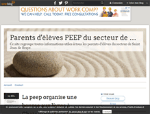 Tablet Screenshot of peepsaintjeandebrayeblog.over-blog.com