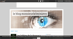 Desktop Screenshot of monsieurle1ministre.over-blog.com