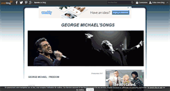 Desktop Screenshot of georgemichael.songs.over-blog.com