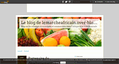 Desktop Screenshot of lemarcheafricain.over-blog.com