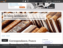 Tablet Screenshot of lavislavie.over-blog.com