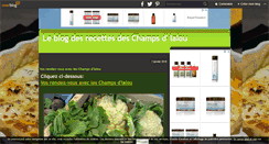 Desktop Screenshot of lesrecettesdeschampsdialou.over-blog.com