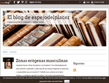 Tablet Screenshot of espejodelplacer.over-blog.es