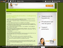 Tablet Screenshot of clotdestilleuls.over-blog.com