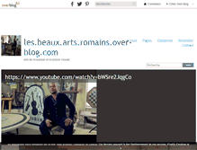 Tablet Screenshot of les.beaux.arts.romains.over-blog.com