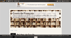 Desktop Screenshot of coursdefrancais.over-blog.fr