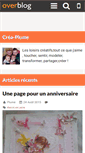 Mobile Screenshot of crea-plume.over-blog.com