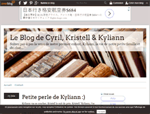 Tablet Screenshot of cyril-kristell.over-blog.com