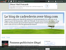 Tablet Screenshot of cadredevie.over-blog.com