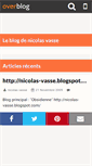 Mobile Screenshot of nicolasvasse.over-blog.com