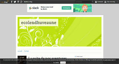 Desktop Screenshot of ecolendhuveaune.over-blog.com