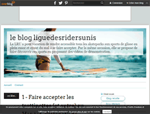 Tablet Screenshot of liguedesridersunis.over-blog.com