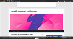 Desktop Screenshot of carnetdebrodeuse.over-blog.com