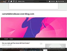 Tablet Screenshot of carnetdebrodeuse.over-blog.com