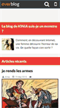 Mobile Screenshot of kinia.over-blog.fr