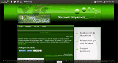 Desktop Screenshot of decouvrirsimplement.over-blog.com