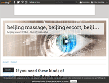 Tablet Screenshot of beijingescortnews.over-blog.com