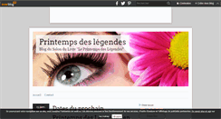 Desktop Screenshot of printempsdeslegendes.over-blog.com