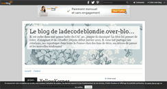 Desktop Screenshot of ladecodeblondie.over-blog.com